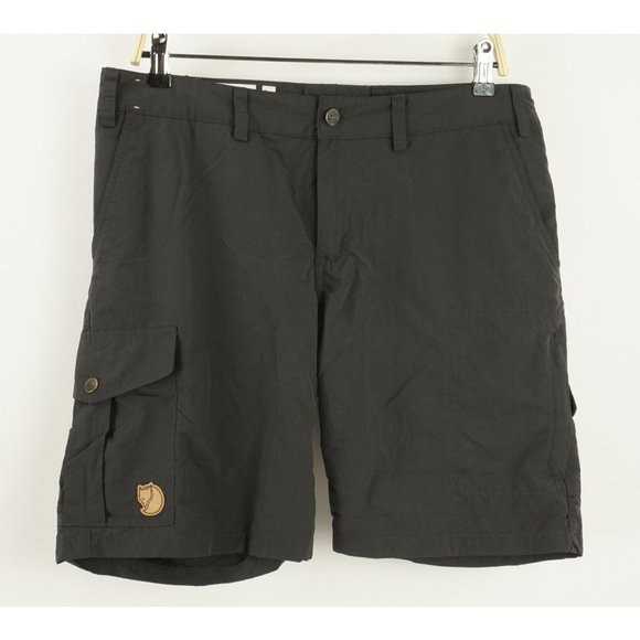 Women's Dark Gray Cargo Shorts - Picture 1 of 9